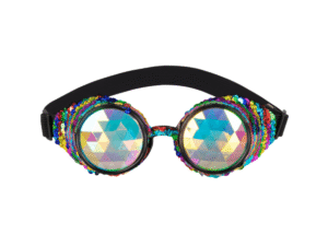 festival zonnebril mirage regenboog