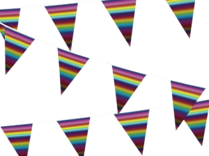 vlaggenlijn regenboog