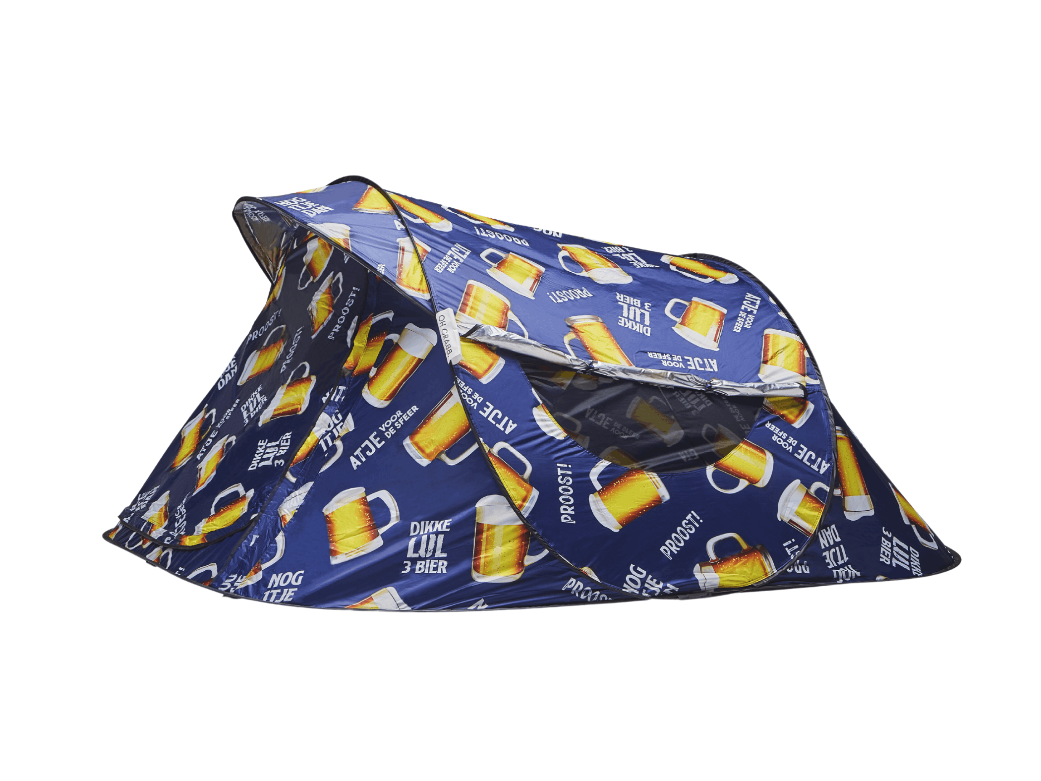 pop-up tent brutaal biertje